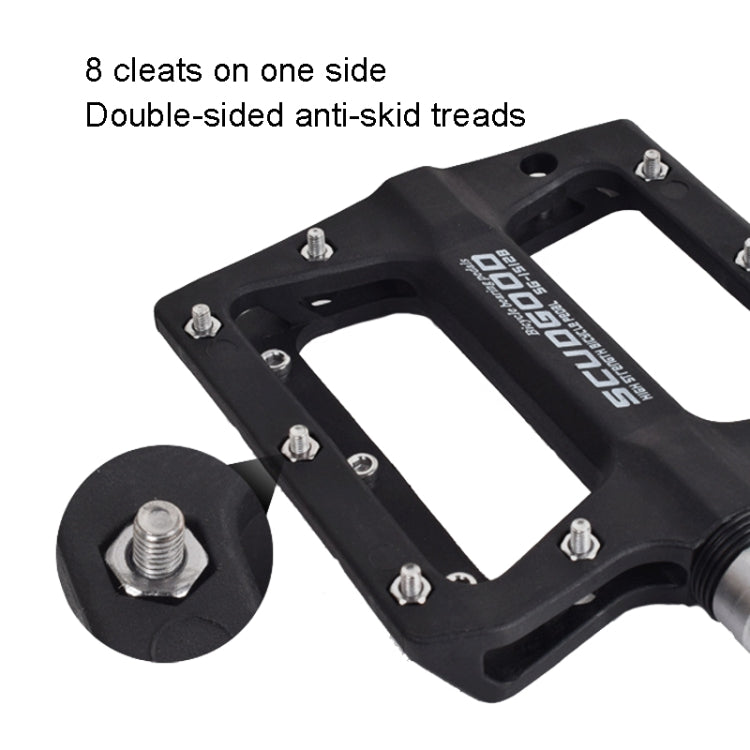 FMFXTR Mountain Bicycle Pedal Nylon Fiber Bearing Non-Slip Pedal Reluova