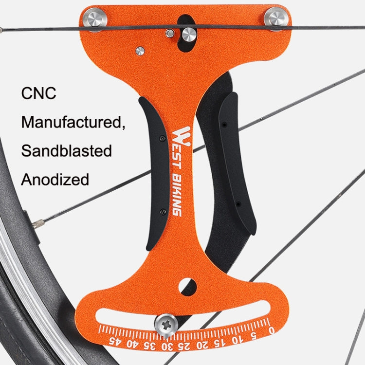 WEST BIKING Bicycle Spoke Tension Meter Rim Tensioner Calibrator Reluova