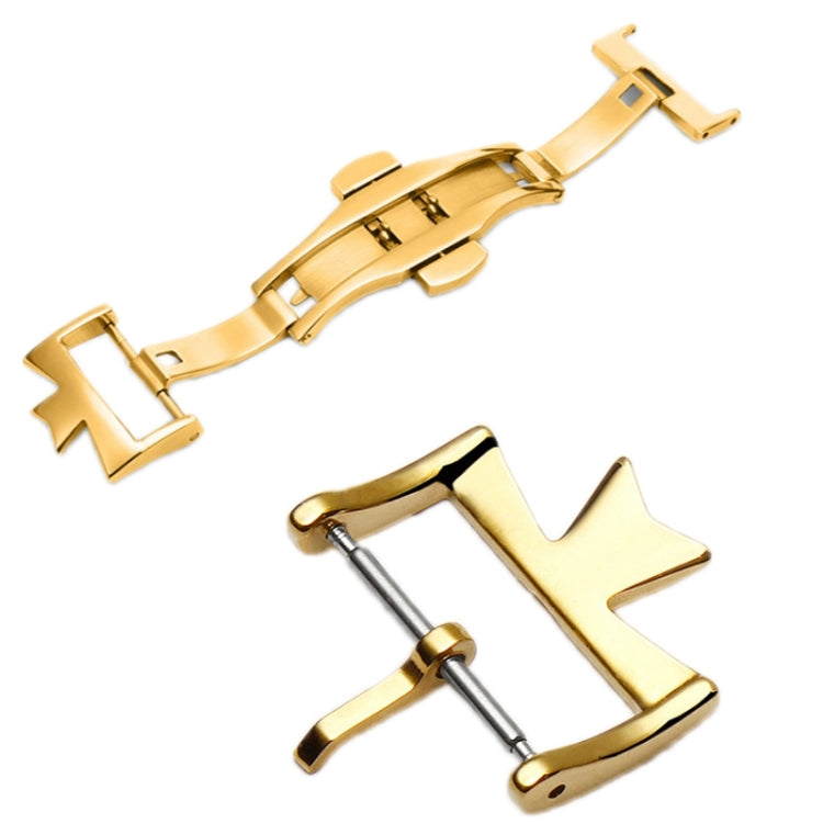 VC Stainless Steel Butterfly Pin Buckle Watch Accessories, Style: Reluova