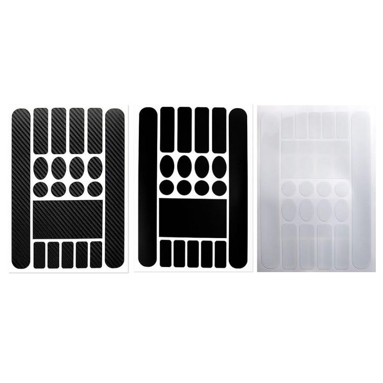 FMFXTR Bicycle Protection Chain Sticker Front Fork Protective Film, Color: Carbon Fiber Reluova