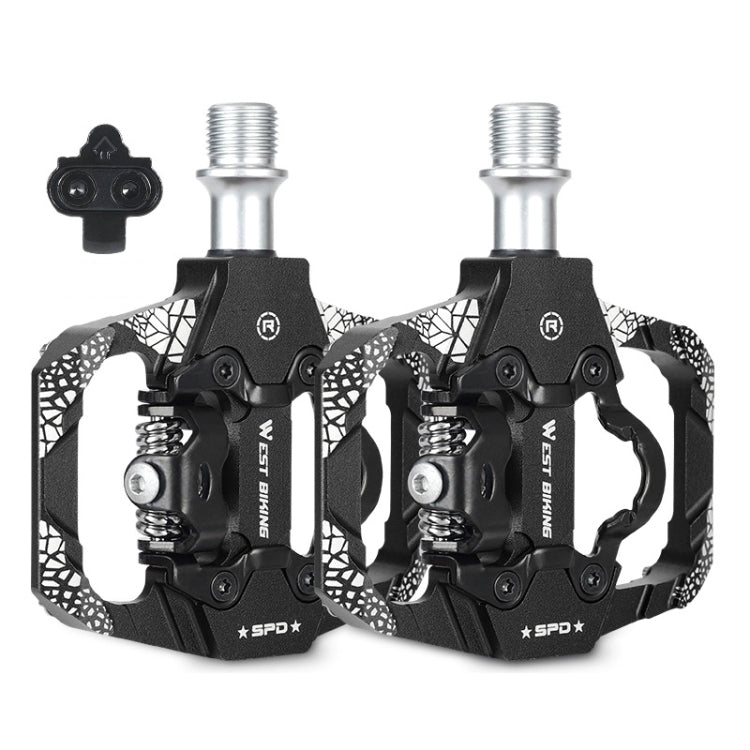 A Pair WEST BIKING YP0802086 Mountain Bike Aluminum Bearing Pedals Reluova