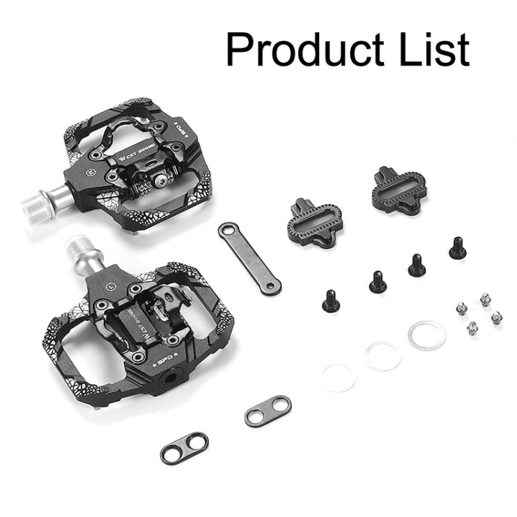 A Pair WEST BIKING YP0802086 Mountain Bike Aluminum Bearing Pedals Reluova