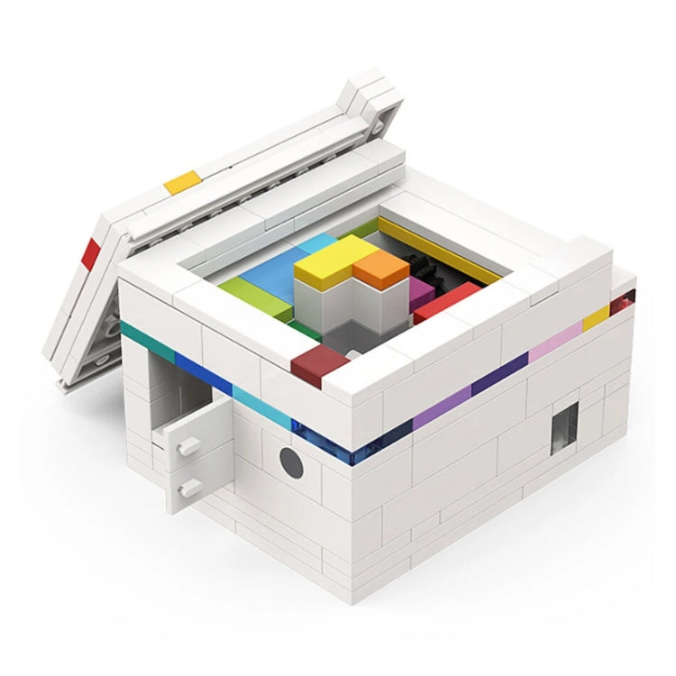 BuildMoc Interlocking Block Toys Rainbow Road Decryption Box Reluova