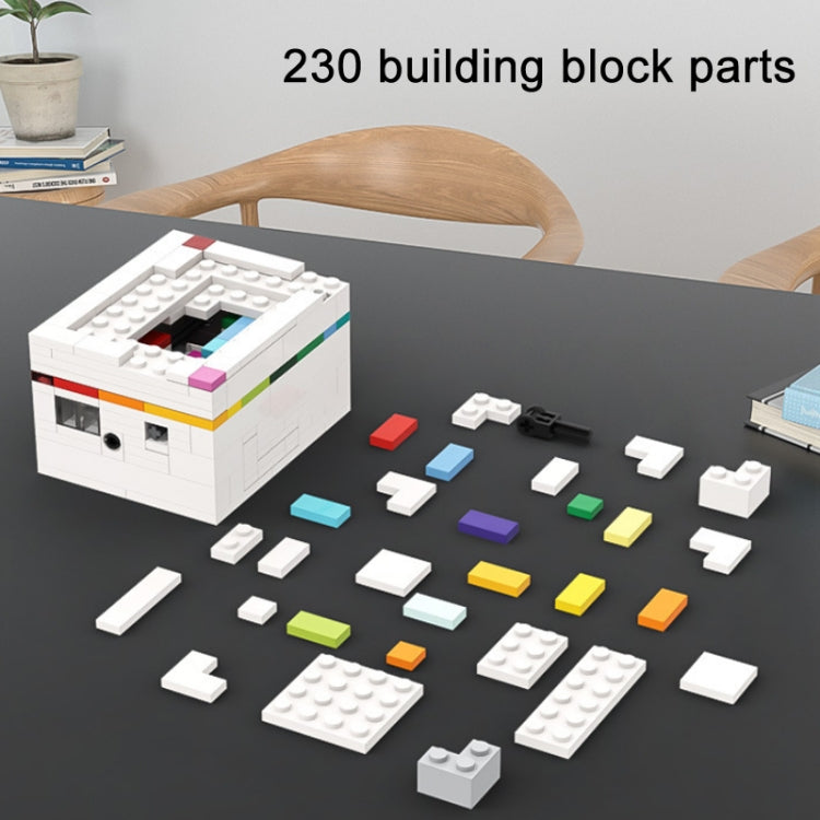 BuildMoc Interlocking Block Toys Rainbow Road Decryption Box