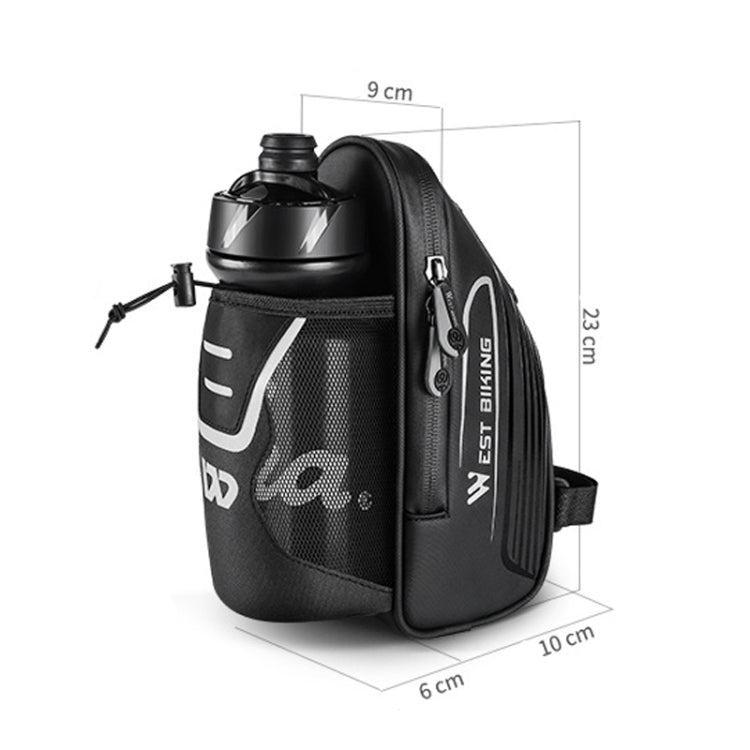 WEST BIKING Cycling Water Bottle Bag Rear Seat Saddle Bag