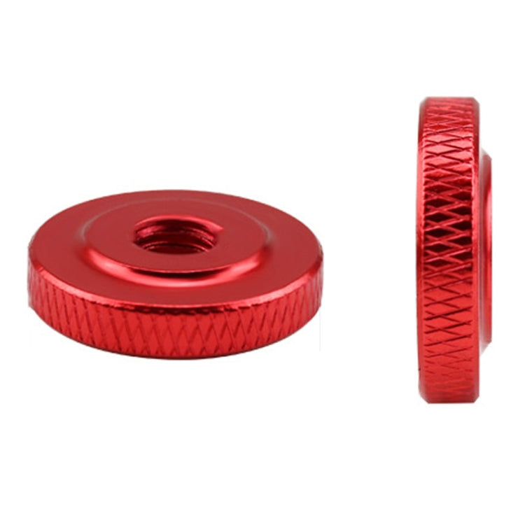 Knurled Aluminum Alloy Single Layer Hand Tight Nut Thin Small Step Nut