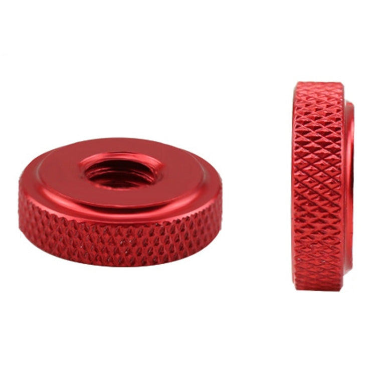 Knurled Aluminum Alloy Single Layer Hand Tight Nut Thin Small Step Nut