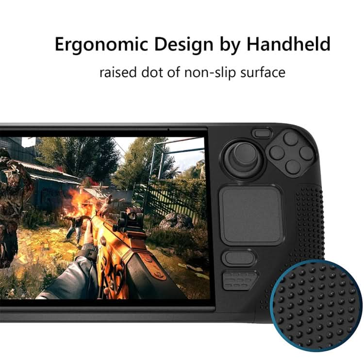 PGTECH Game Console Silicone Case With Anti-Slip Particles for Steam Deck Reluova