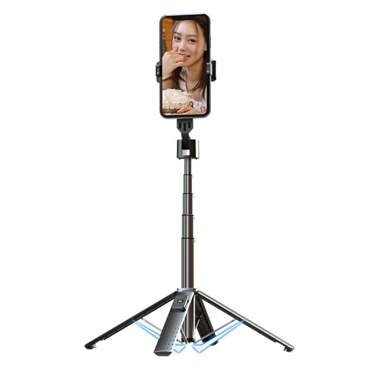 Mobile Phone Live Broadcast Bracket Bluetooth Telescopic Selfie Tripod, High: