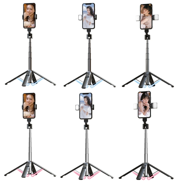 Mobile Phone Live Broadcast Bracket Bluetooth Telescopic Selfie Tripod, High: Reluova