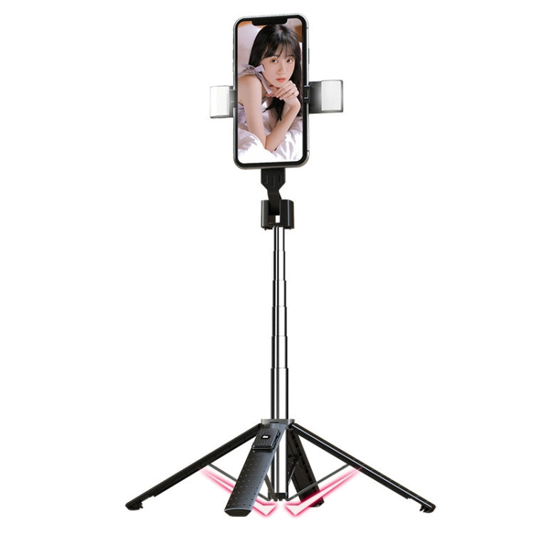 Mobile Phone Live Broadcast Bracket Bluetooth Telescopic Selfie Tripod, High: