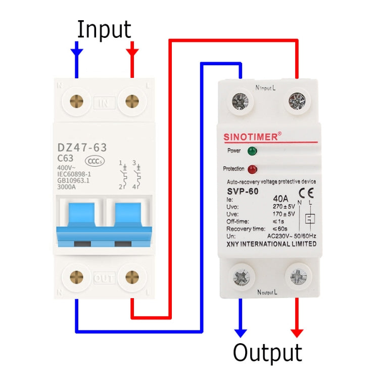 SINOTIMER Single-Phase Self-Duplex Intelligent Over-Pressure Protector Reluova