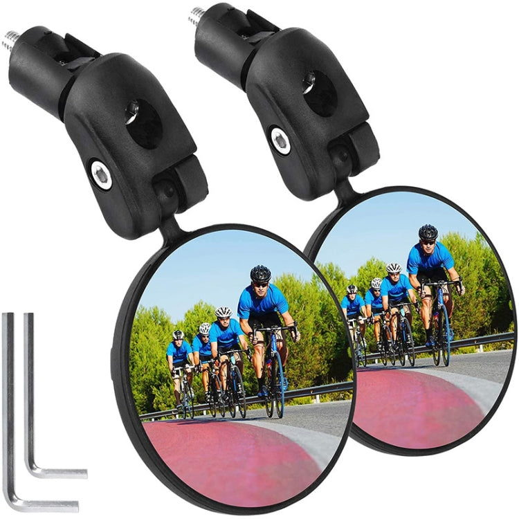 Bicycle Convex Rearview Mirror Large View 360 Degree Rotating Mirror Reluova