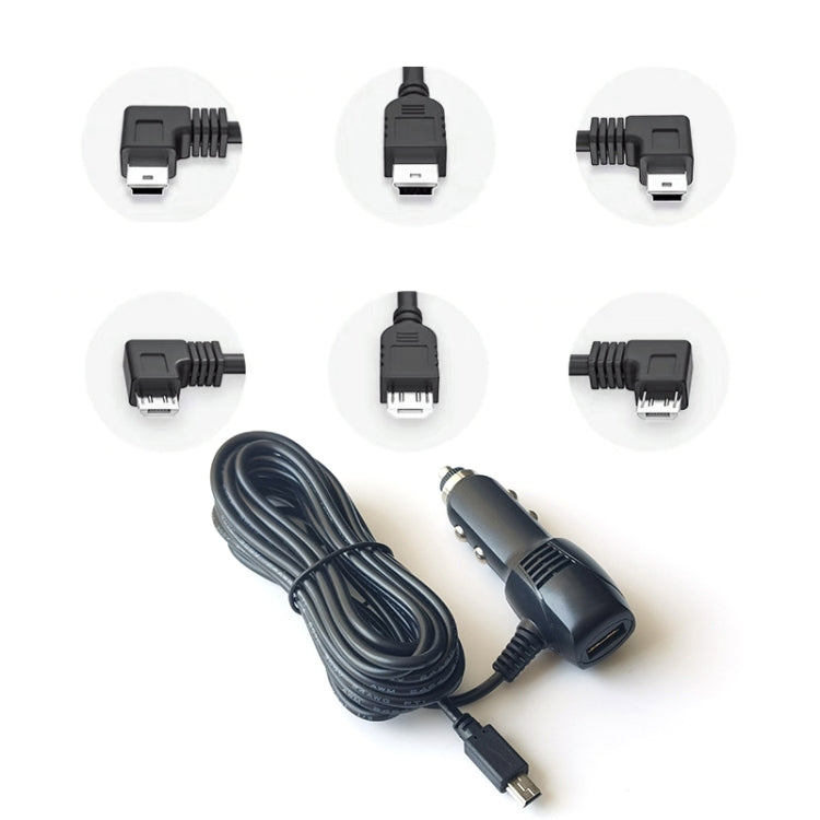 2 PCS Multifunctional Car Charger Fast Charging Driving Recorder Supply Line, Style:-Reluova