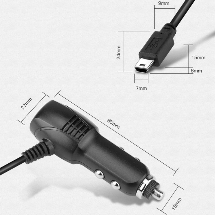 2 PCS Multifunctional Car Charger Fast Charging Driving Recorder Supply Line, Style:-Reluova