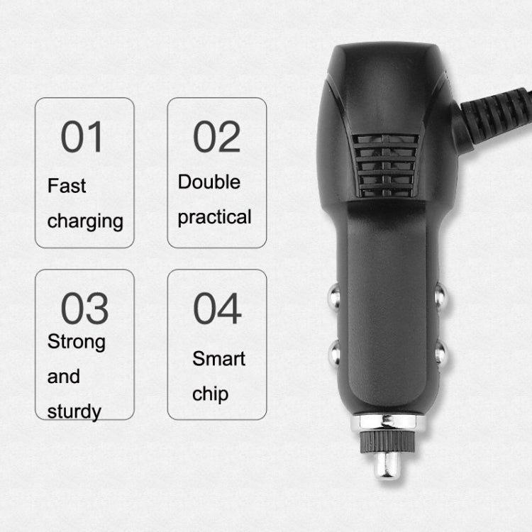 2 PCS Multifunctional Car Charger Fast Charging Driving Recorder Supply Line, Style: