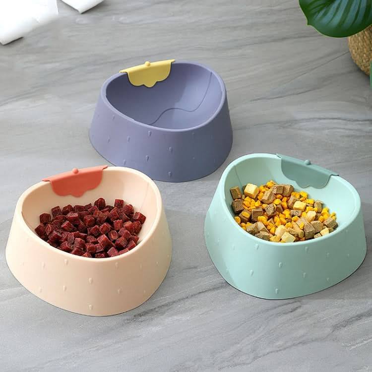 Strawberry Shape Pet Bowl Cat Cartoon Anti-Slip Bowl - Reluova