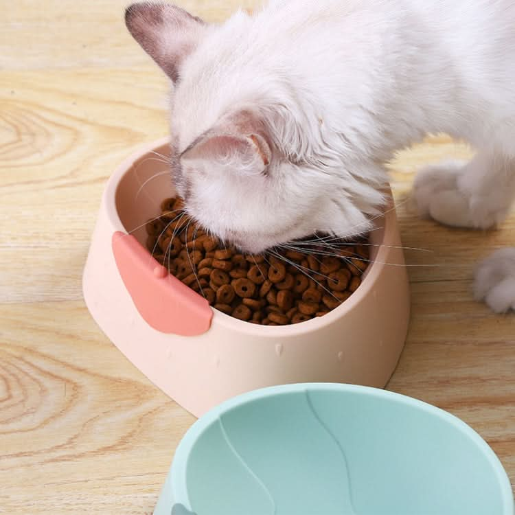 Strawberry Shape Pet Bowl Cat Cartoon Anti-Slip Bowl - Reluova