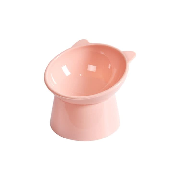 Pet Tall Protection Cervical Slant Mouth Food Bowl Anti-overturning Plastic Cat Bowl - Reluova