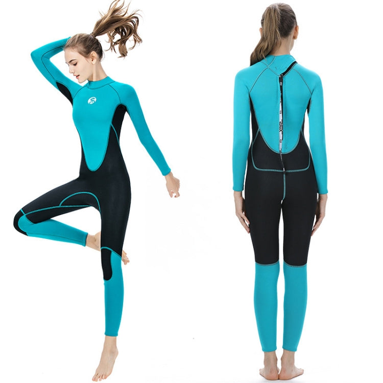 SLINX Women Slim Sun Protection Warm Wetsuit Long -Sleeved Full Body Snorkeling Supreme Surfing Reluova