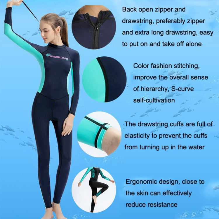 FINDSLINE  Lycra Diving Cloth Female Thin Quick-Dry Waterproof Full Body Sunblock Wetsuit Reluova