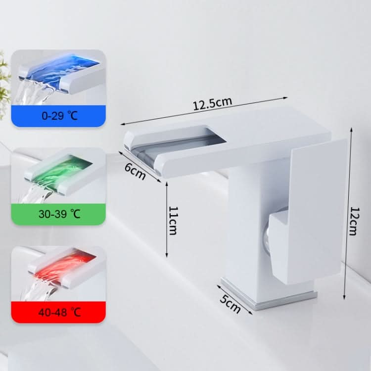 Smart Color-changing Temperature Recognition Faucet Reluova