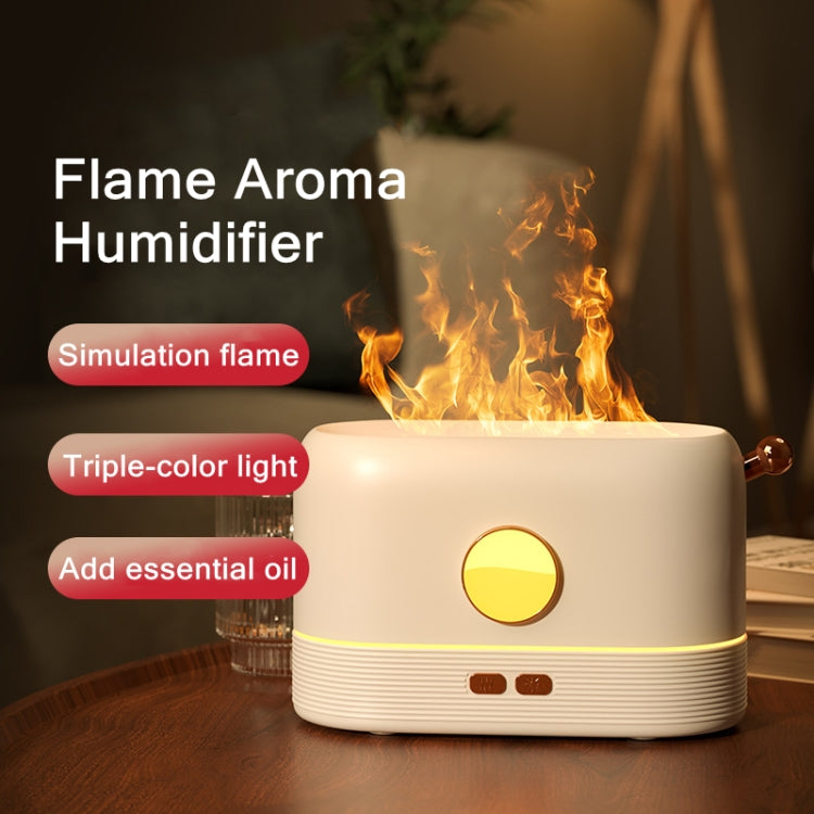 JF801 Desktop Simulation Flame Aroma Diffuser Humidifier