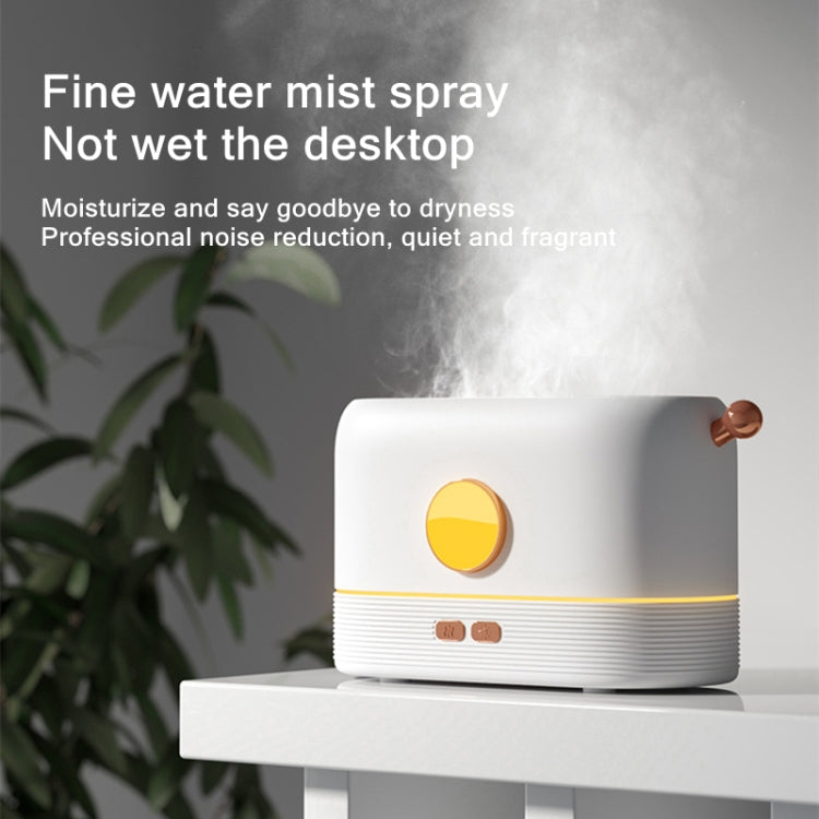 JF801 Desktop Simulation Flame Aroma Diffuser Humidifier Reluova