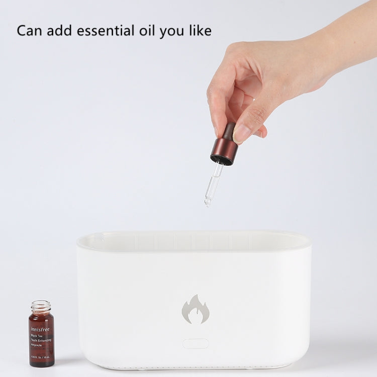 JF801 Desktop Simulation Flame Aroma Diffuser Humidifier Reluova