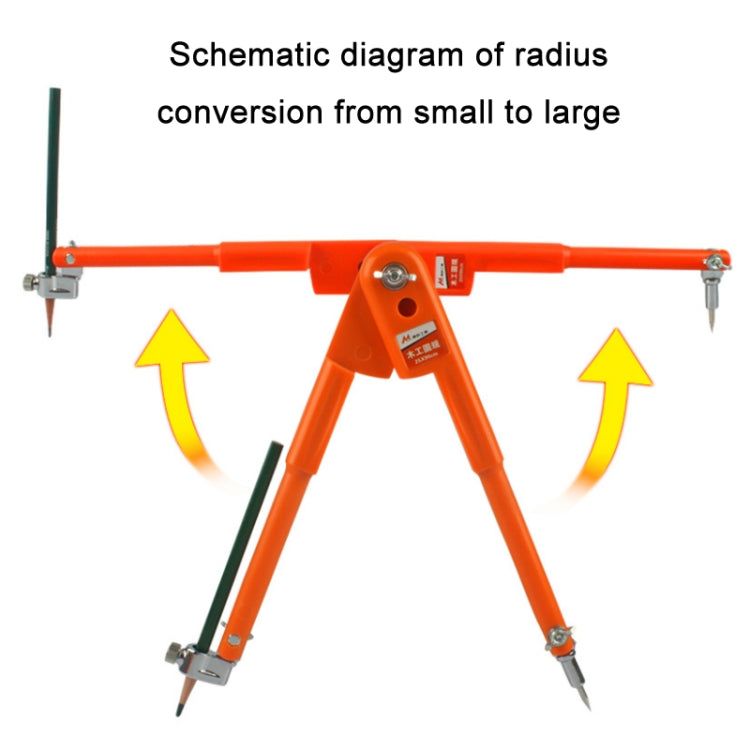 MYTEC Woodworking Decoration Drawing Metal Compass, Size: My Store