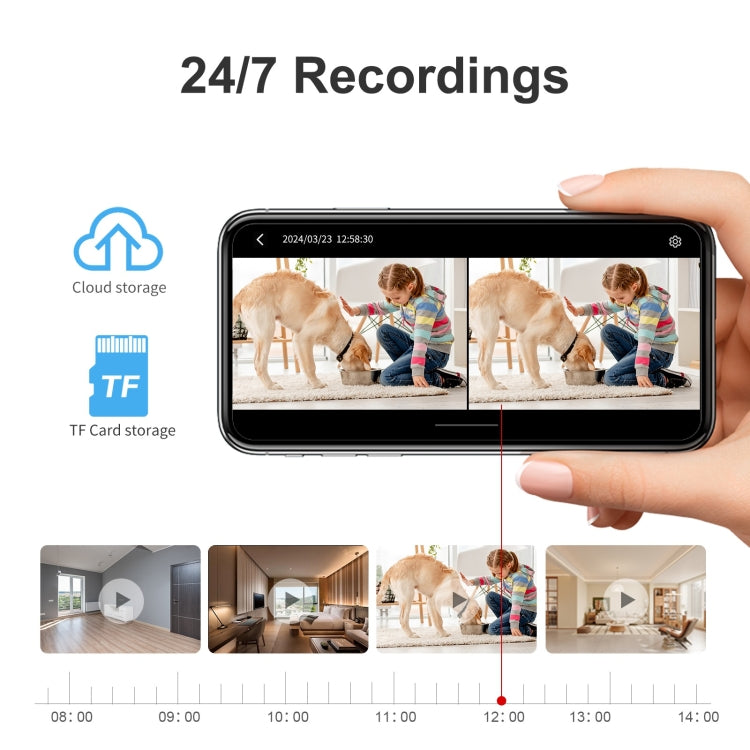 S20 Home Mobile Phone Remote Monitor Two-way Voice Intercom HD WiFi Camera