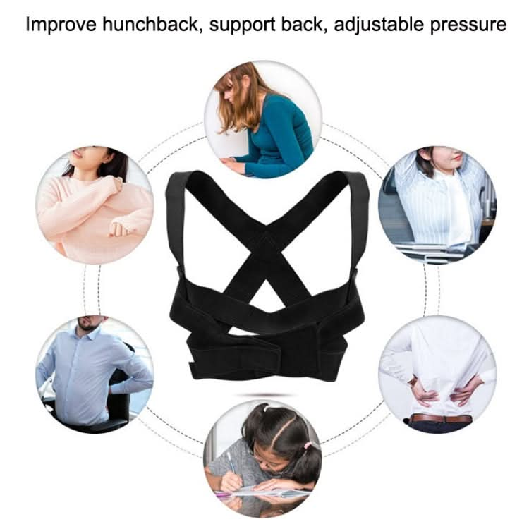 Invisible Back Anti-hunchback Posture Correction Belt, Size: Reluova