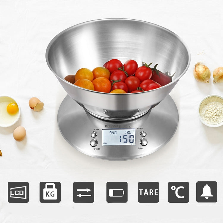 5kg/1g  High Precision Kitchen Scale Roasting Electronic Scale Coffee Scale with  Alarm Timer My Store