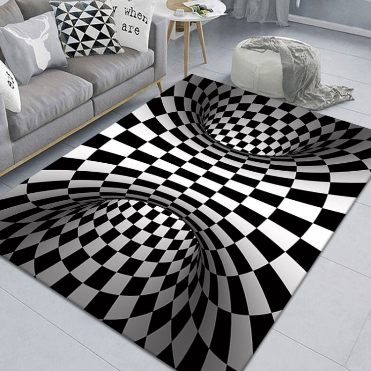 3D Geometric Stereo Trap Vision Living Room Bedroom Carpet, Series 1