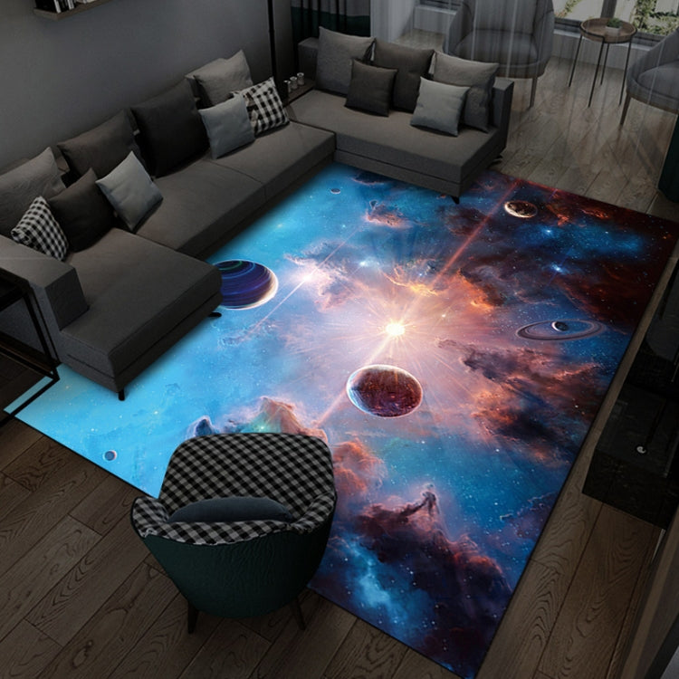 3D Visual Cartoon Cosmic Planet Living Room Carpet, Series 1