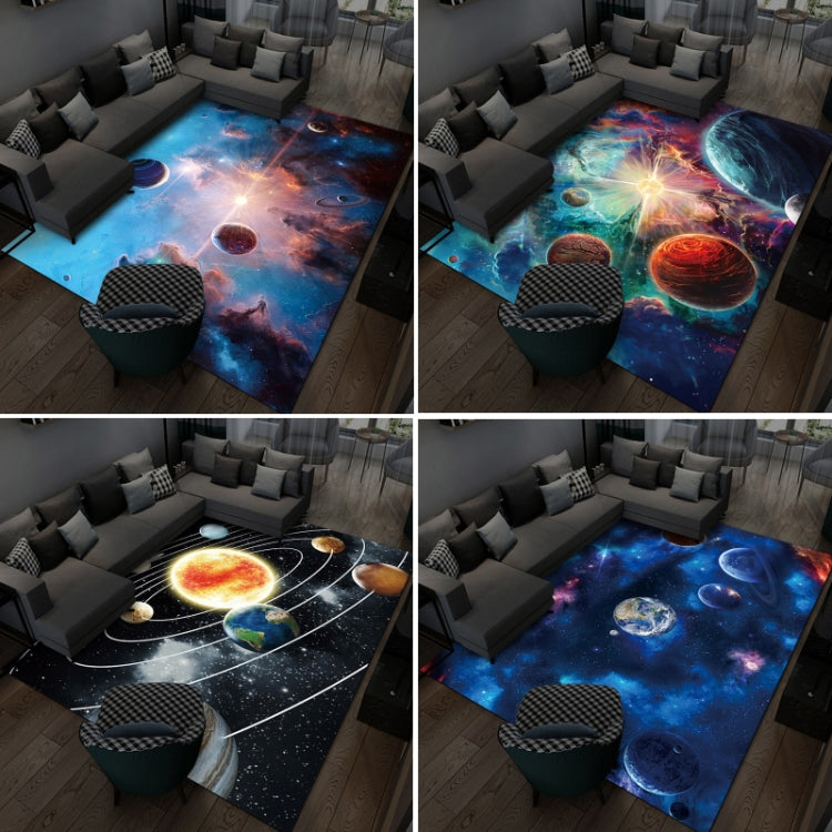 3D Visual Cartoon Cosmic Planet Living Room Carpet, Series 1