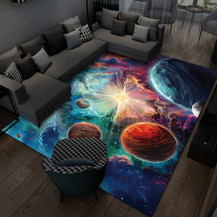 3D Visual Cartoon Cosmic Planet Living Room Carpet, Series 1 My Store