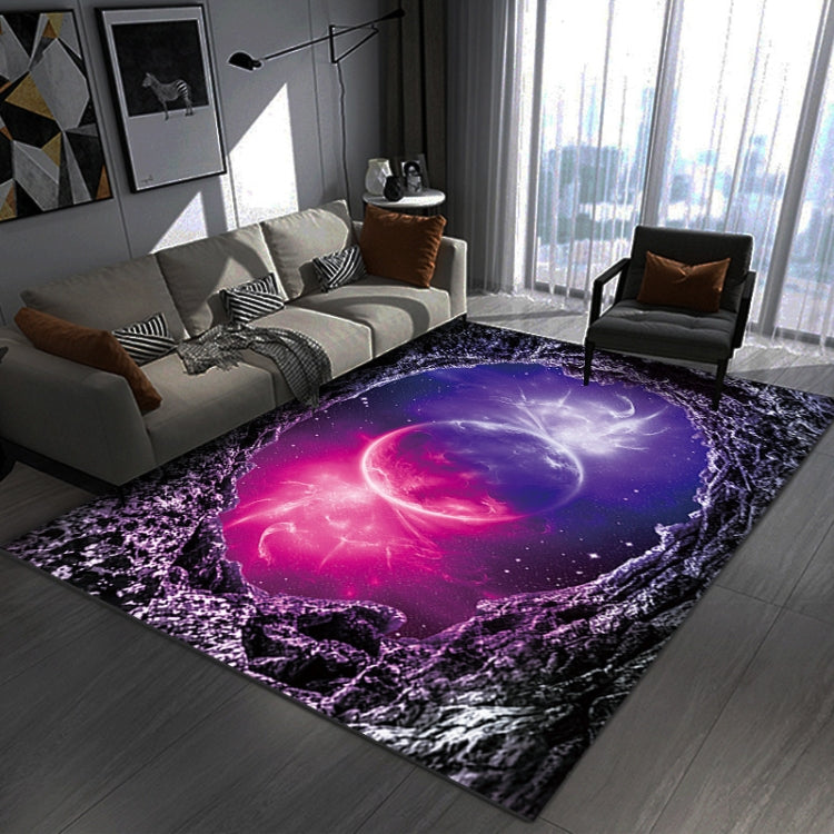 3D Visual Cartoon Cosmic Planet Living Room Carpet, Series 1