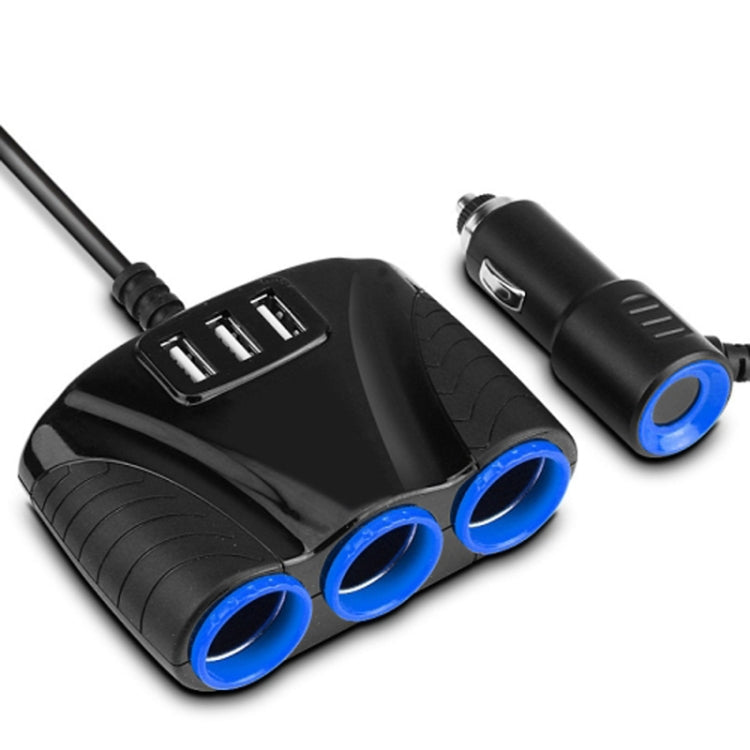 JY-1905 120W Multifunctional USB 3 In 1 Car Cigarette Lighter Car Charger, Style: ÎҵÄÉ̵ê