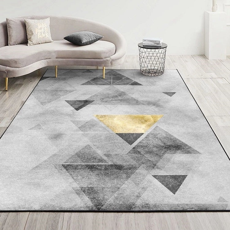 Modern Abstract Geometric Living Room Rug Coffee Table Cushion, Series 4