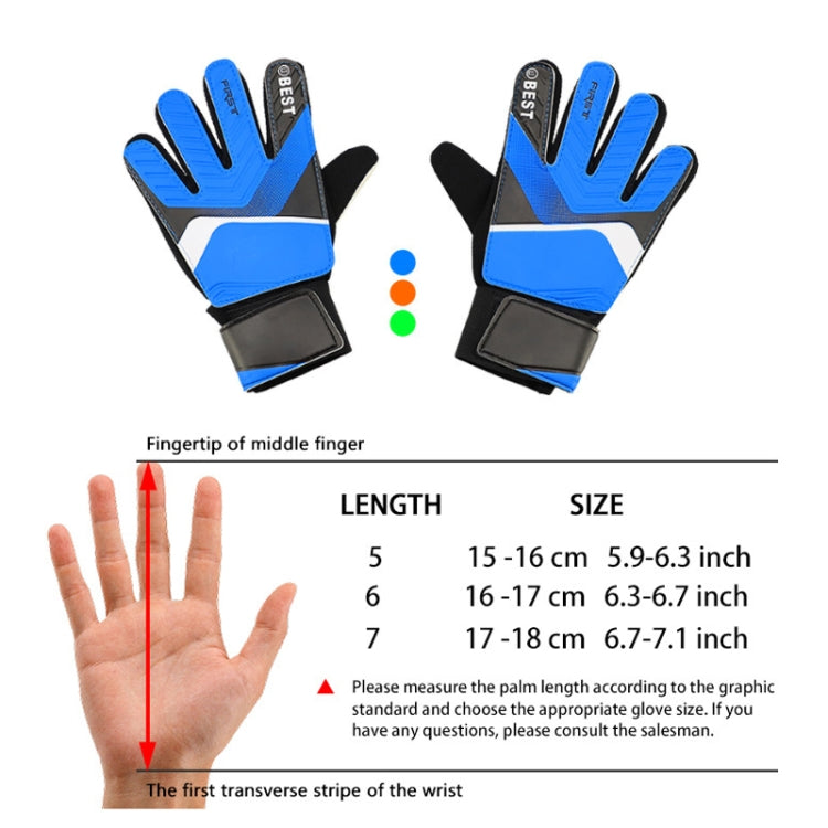 Children Football Goalkeeper Glove Latex Anti-Collision Goalkeeper Gloves