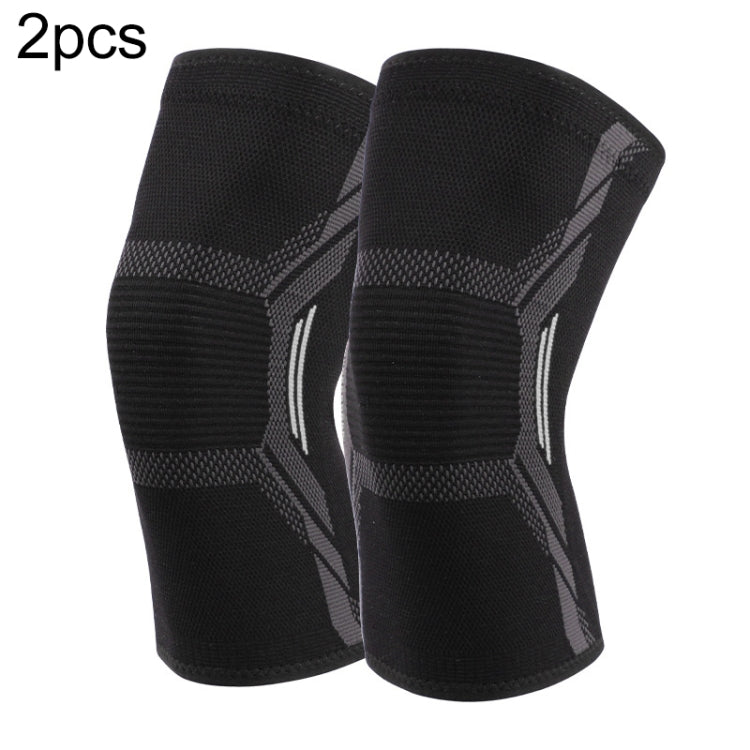 Nylon Sports Protective Gear Four-Way Stretch Knit Knee Pads, Size: Reluova