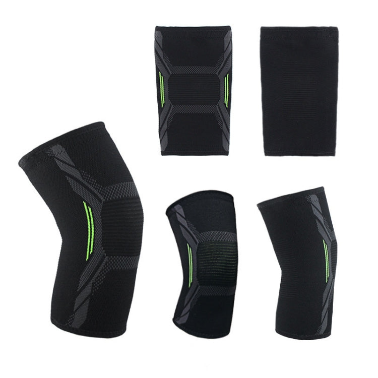 Nylon Sports Protective Gear Four-Way Stretch Knit Knee Pads, Size: Reluova