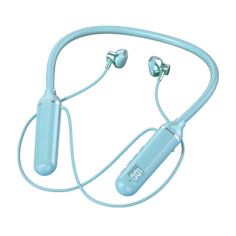 YD-36 Wireless Bluetooth Neck-mounted Earphone with Digital Display Function