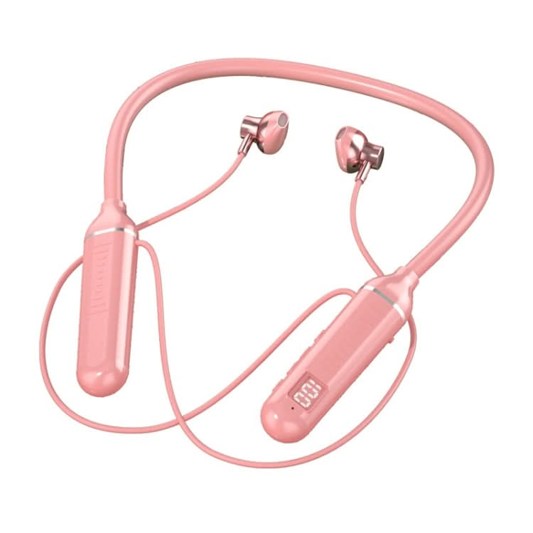 YD-36 Wireless Bluetooth Neck-mounted Earphone with Digital Display Function