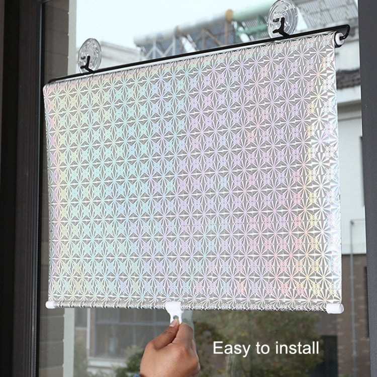 Suction Cup Car Shade Curtain Window Telescopic Roller Blind, Size: 50x125cm Silver Laser ÎҵÄÉ̵ê