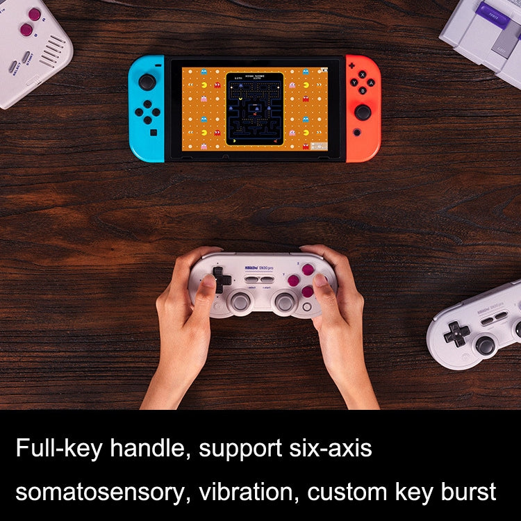 8Bitdo SN30ProG Vibration Burst Somatosensory Wireless Bluetooth Gamepad For Switch