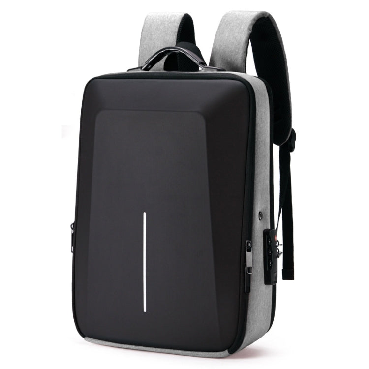 Hard Shell Backpack Alloy Frame Anti-Theft Computer Bag For Men