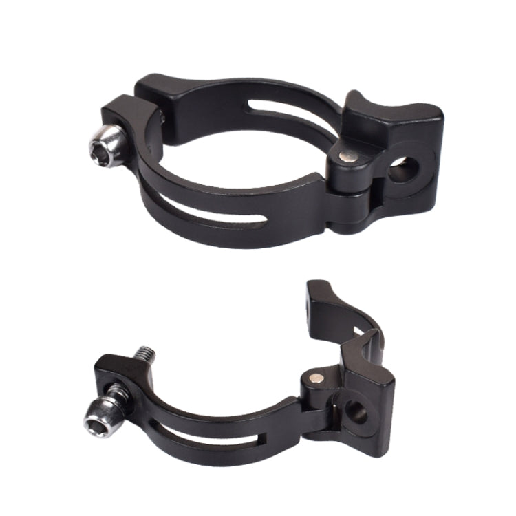 FMFXTR Bike Front Derailleur Clamp Straight Lock Turn to Clamp Converting Seat Reluova