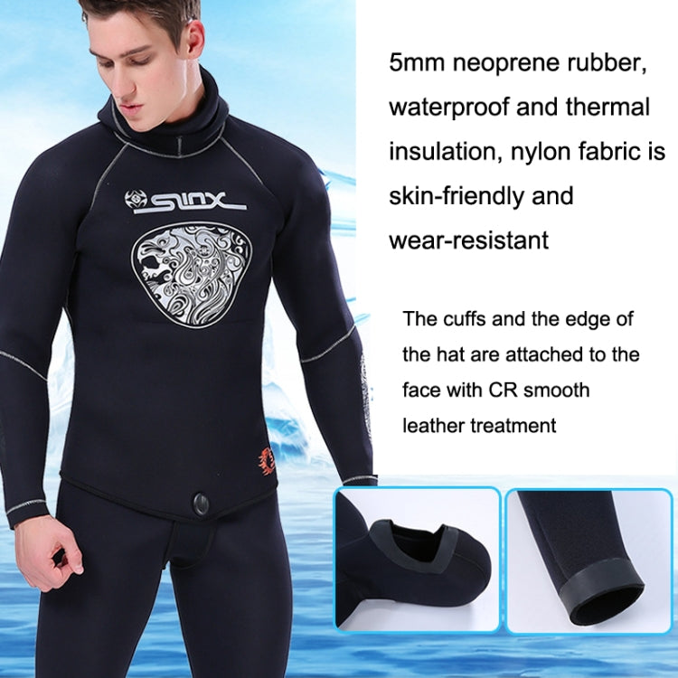 SLINX Thickened Long-sleeved Split Wetsuit With Headgear Reluova